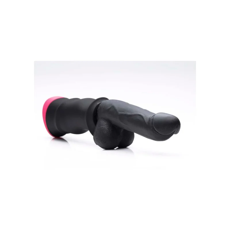 XR Brands Mega Pounder Handheld Thrusting Machine Black Silicone Set