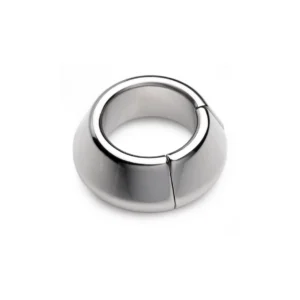 XR Brands Magna-Chute Magnetic Stainless Steel Testicular Ring 8.6oz