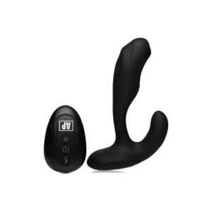 XR Brands 7x P-Bender Flexible Prostate Massager with Remote, Black