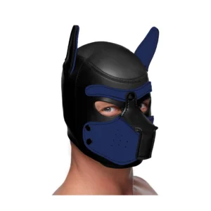 XR Brands Neoprene Puppy Hood Flexible Ears Black Mask