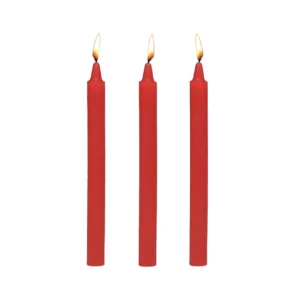 XR Brands Fire Sticks Drip Candles Set of 3 Fragrance-Free Low-Temp