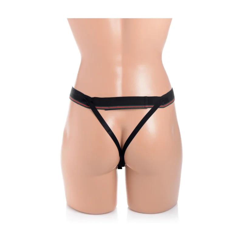 Master Series Hollow Silicone Strap-On Harness Light 25.6cm