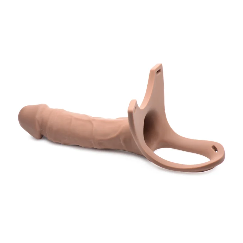Master Series Hollow Silicone Strap-On Harness Light 25.6cm