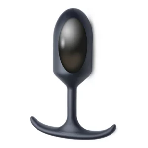 XR Brands Heavy Hitter Large Weighted Silicone Plug Black 9.2oz