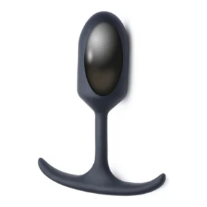 XR Brands Heavy Hitter Silicone Weighted Plug Medium - Velvety Texture
