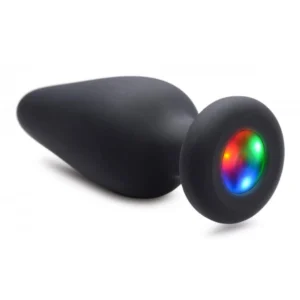 Light-Up Silicone LED Plug Small - Multicolor Light Display