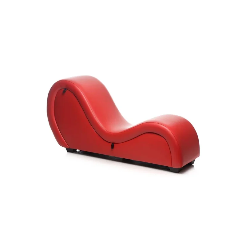 Kink Couch Lounge Chair with Adjustable Straps & Support Pillows, Black