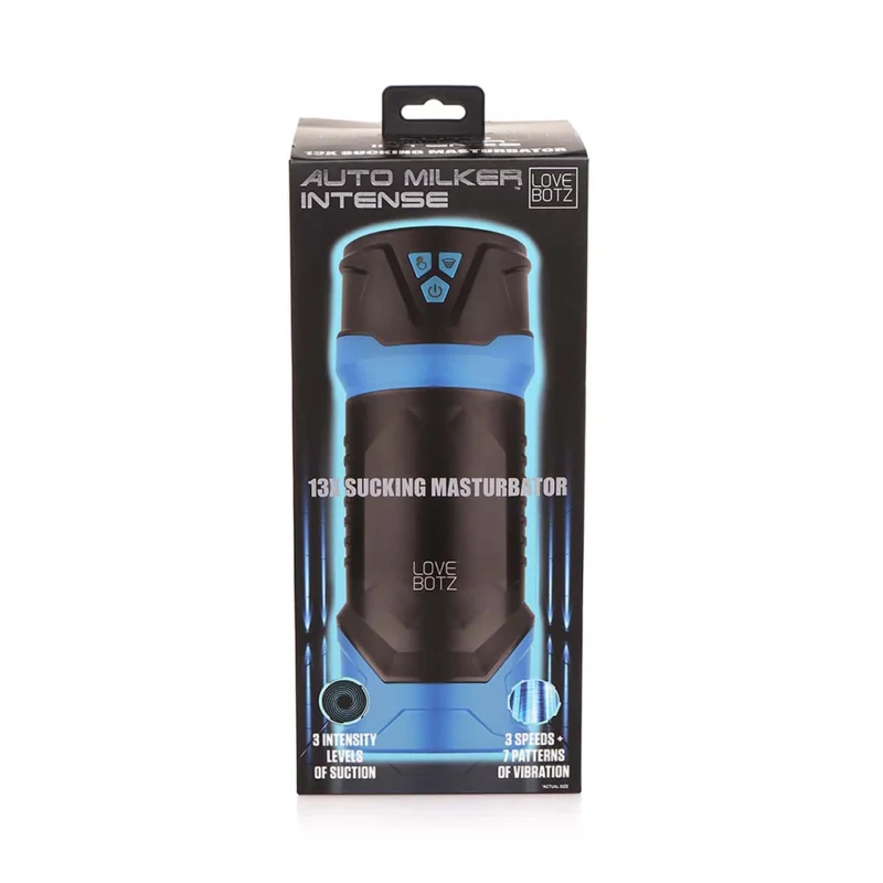 XR Brands The Auto Milker Intense Intimate Suction Machine 6-Inch Black