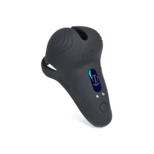 XR Brands Silicone Intimate Ring with Remote Control, Black