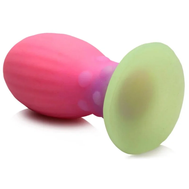 Creature Cocks Xeno Egg Silicone Glow-in-the-Dark Pink Medium