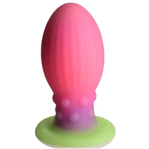 Creature Cocks Xeno Glow-in-the-Dark Silicone Egg XL Pink