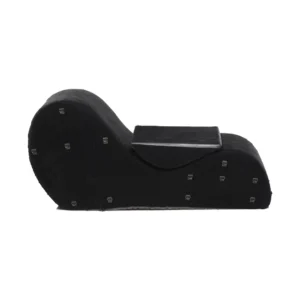 XR Brands Bondage Love Couch Black - High-Density Foam Restraint System