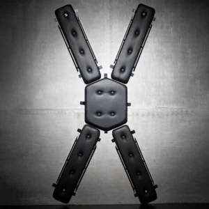 Masters St. Andrew's Cross Black Wall-Mounted Space-Saving System