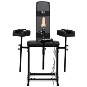 Master Series Obedience Chair Black - Adjustable Bondage System 199kg