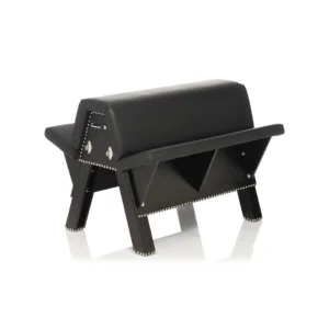 Bareback Submission Horse Black - Classic Restraint Bench, Vegan Leather