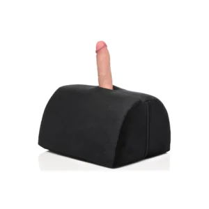 XR Brands Love Toy Cushion Black - Ergonomic High-Density Foam Support