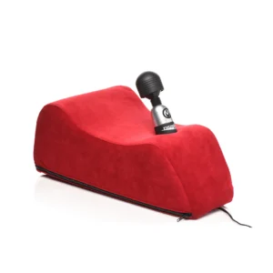 XR Brands Deluxe Wand Saddle Red - Ergonomic Support Pillow for Wands