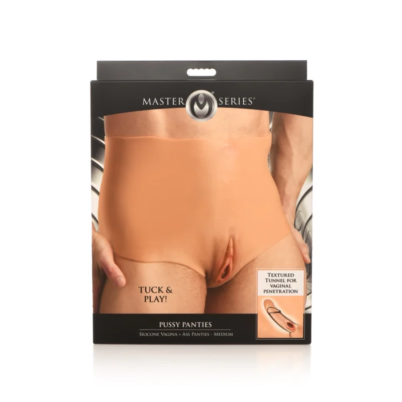 XR Brands Realistic Silicone Gender Expression Panties M Size
