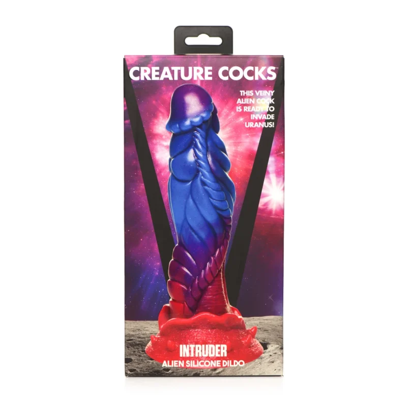 XR Brands Intruder Silicone Intimate Device Purple Fantasy Edition