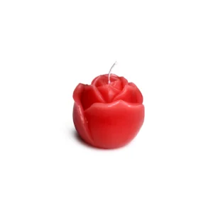 Flaming Rose Drip Candle Red - Low-Temperature Paraffin Wax Model