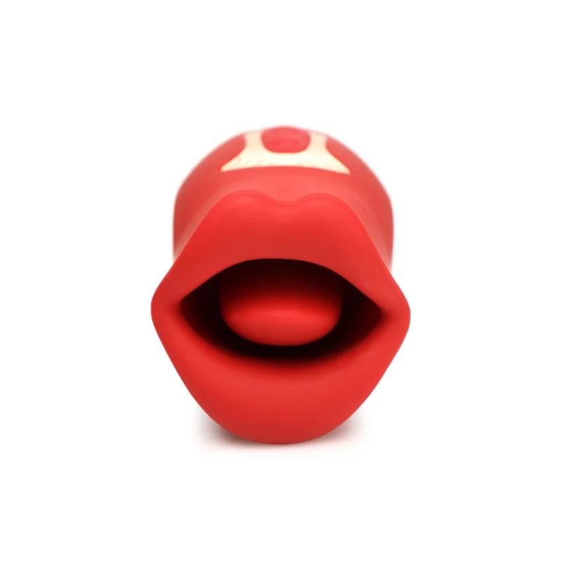 Kiss and Tell Silicone Vibrating Clitoral Stimulator Red IPX6 USB