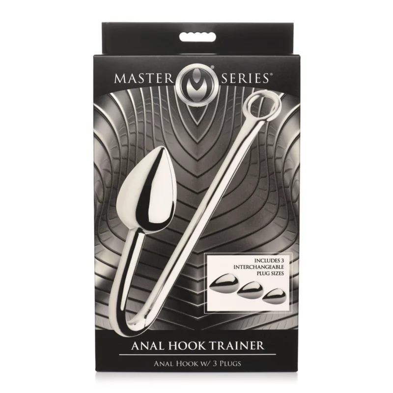 XR Brands Master Series Trainer Set with 3 Aluminum Alloy Plugs & Hook