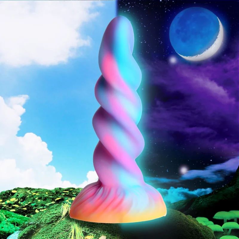 Blush Novelties Moon Rider Silicone Fantasy Model Glow-in-the-Dark L
