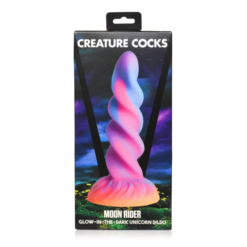 Blush Novelties Moon Rider Silicone Fantasy Model Glow-in-the-Dark L