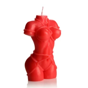Bound Goddess Drip Candle Red - Artistic Wax for Sensual Ambience