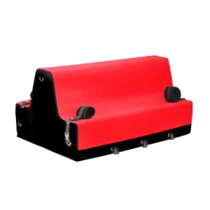 XR Brands Love Bench Red - Ergonomic Adjustable Bondage Furniture