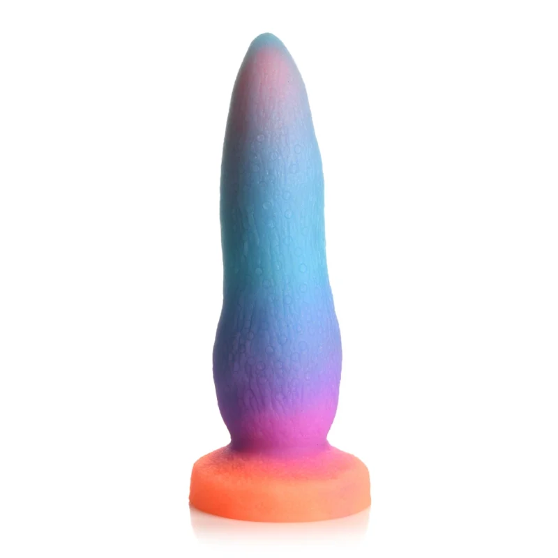 XR Brands Tenta Arm Silicone Model Glow-in-the-Dark Blue-Purple-Orange
