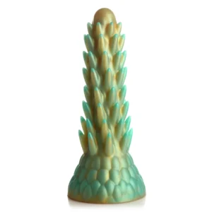 Blush Novelties Stegosaurus Intimate Silicone Model Green-Gold XL