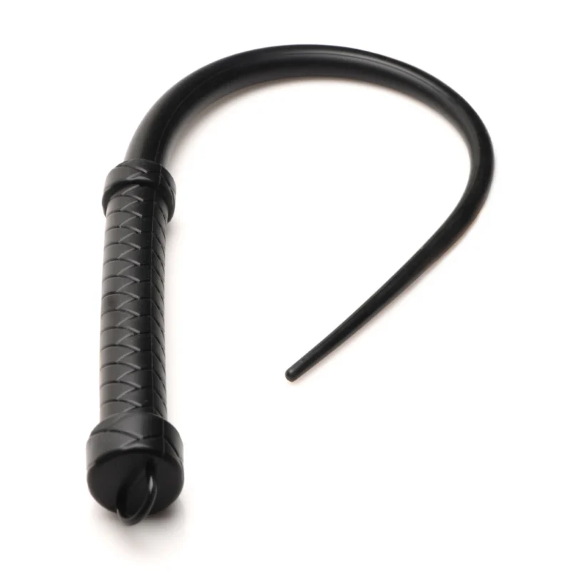 XR Brands Viper Tail Silicone Impact Whip Black 24in Lightweight