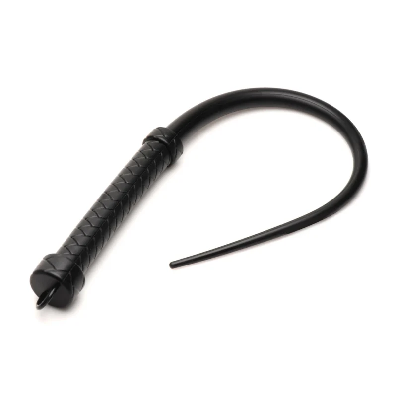 XR Brands Viper Tail Silicone Impact Whip Black 24in Lightweight