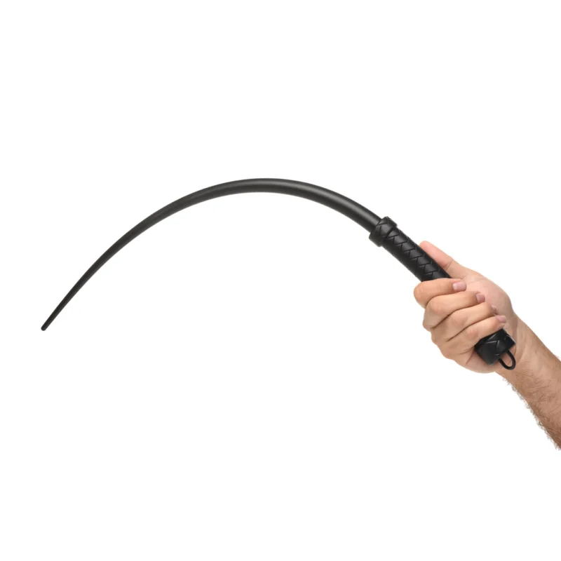 XR Brands Viper Tail Silicone Impact Whip Black 24in Lightweight