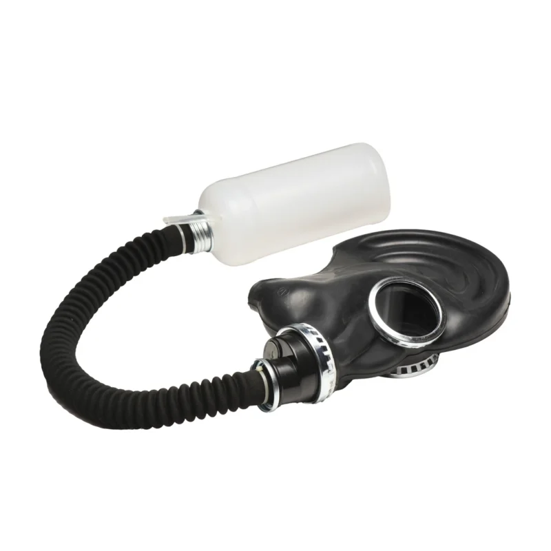 Dark Inhaler Black Gas Mask System with 1L Bottle & 20cm Hose