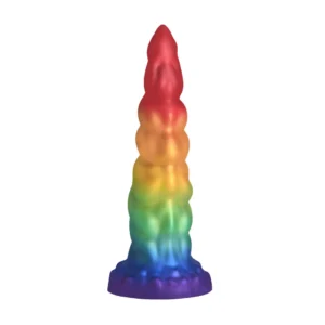 Magic Rider Silicone Fantasy Model Rainbow Unicorn Horn 17cm by XR Brands
