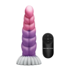 Cloud Rider Unicorn Vibrating Silicone Model Purple/Pink 16cm IPX7