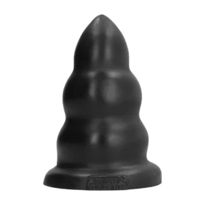 Domestic Partner Butt Buster Black 3-Stage Anal Plug Soft Rubber XL