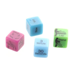 Shots 4 Dice Game - Multicolor Set for Creative Play, 4 Pieces