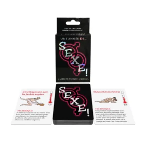 Sex Card Game French Edition - Intimacy & Fantasy Deck, Multicolor