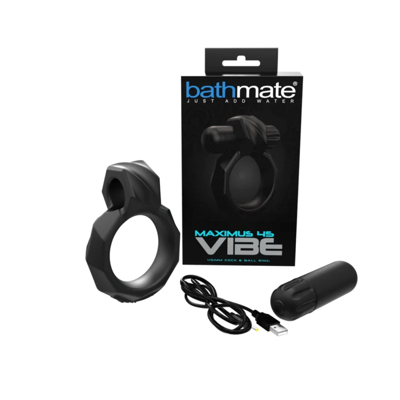 Bathmate Power Ring Vibe Silicone Flexible 4.5 cm Skin-Safe