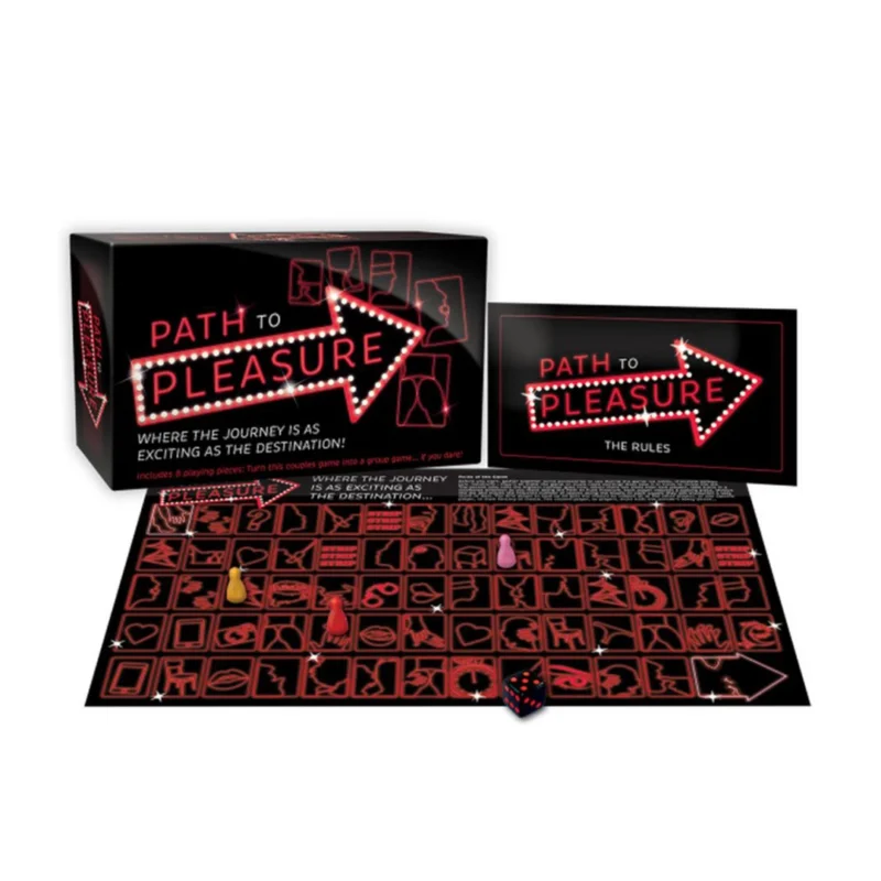 Tease & Please Path to Pleasure - Couples Interactive Board Game EN