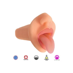 Curve Toys Courtney Vibrating Oral Simulation Device, Compact Design