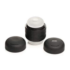 XR Brands Tightening Tunnel Black Adjustable Intimate Device 4.7in