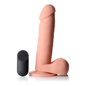 Curve Toys Vibrating Silicone Intimate Machine 20.5cm with Remote & Suction