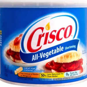 Crisco All-Vegetable Shortening 16 oz 453g - Multi-Purpose Fat-Based Formula