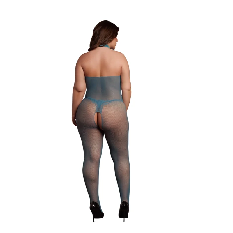 Shots Le Desir Plus Bodystocking Lace & Fishnet Queen Size XL-4XL