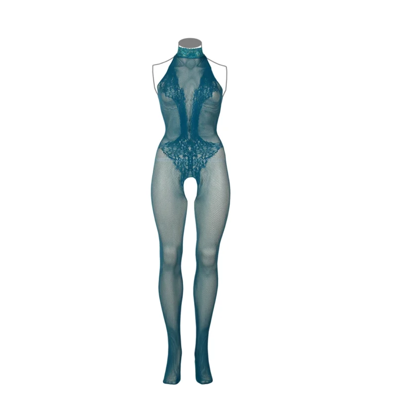 Shots Le Desir Plus Bodystocking Lace & Fishnet Queen Size XL-4XL