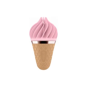 Sweet Treat Rotating Silicone Tongue Device - Pink, Compact Design